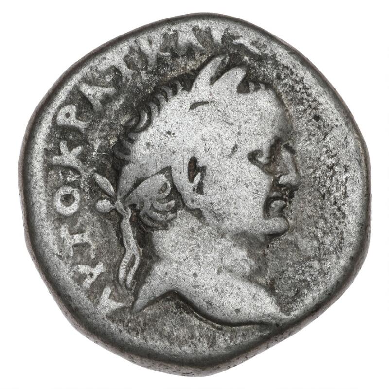 Roman Empire, Vespasian, 69–79 AD, Antioch, Tetradrachm, year 4 = 71–72 AD...