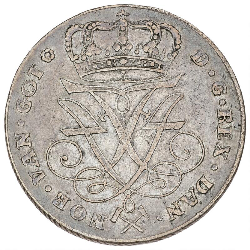 Norway, Frederik IV, 4 mark/krone 1725, Kongsberg, NMD 6, H 4 - nice specimen.