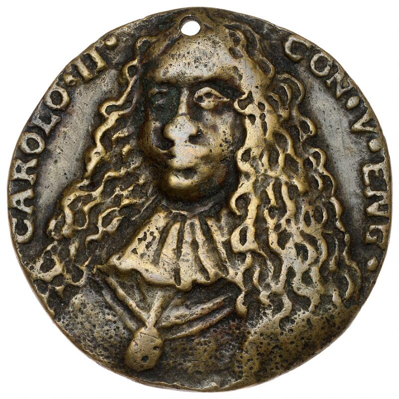 England, Charles II, 1660–1685, Restoration 1660, cast AE Medal, of Dutch...
