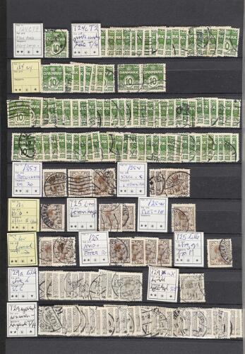 Afa Rasmussen SOLD. Denmark. Varieties. 3 stockbooks with issues incl. many with AFA ...