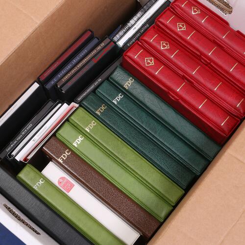 Denmark. Original lot in 2 large boxes with yearfolders 1969-2014 ...