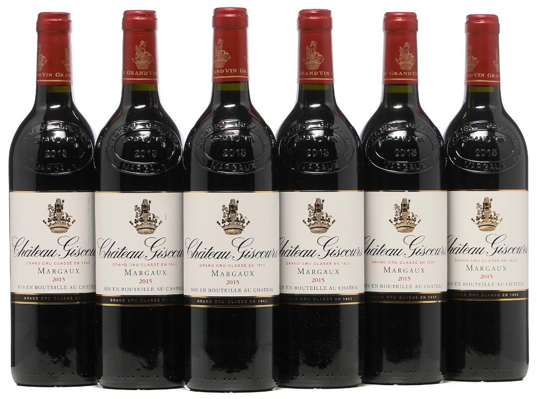 6 bts. Château Giscours, Labarde - Margaux. 3. Cru Classé 6 bts. Château Giscours, Labarde - Margaux. 3. Cru Classé