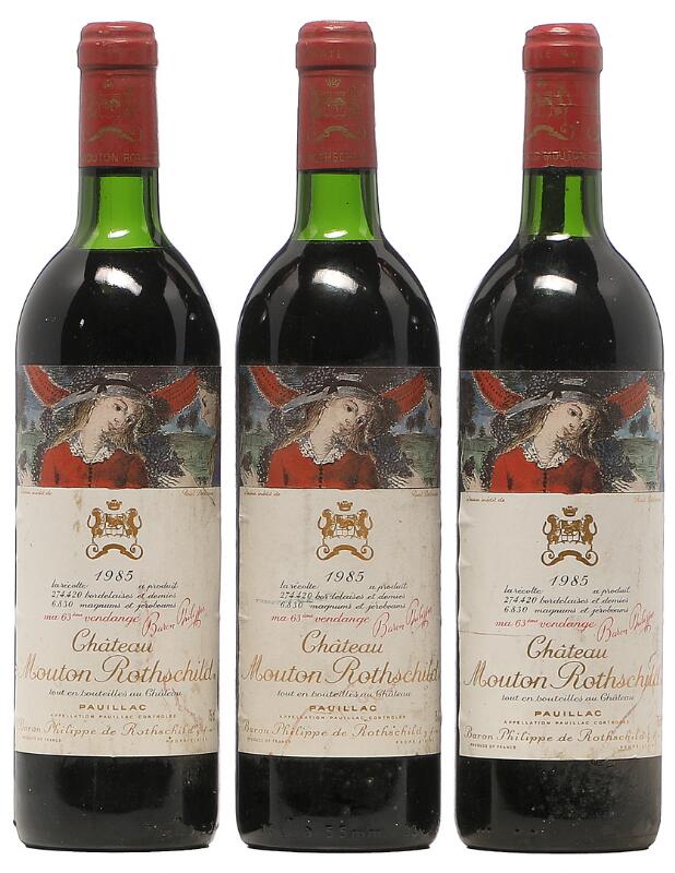 1 bt. Château Mouton Rothschild, Pauillac. 1. Cru Classé
