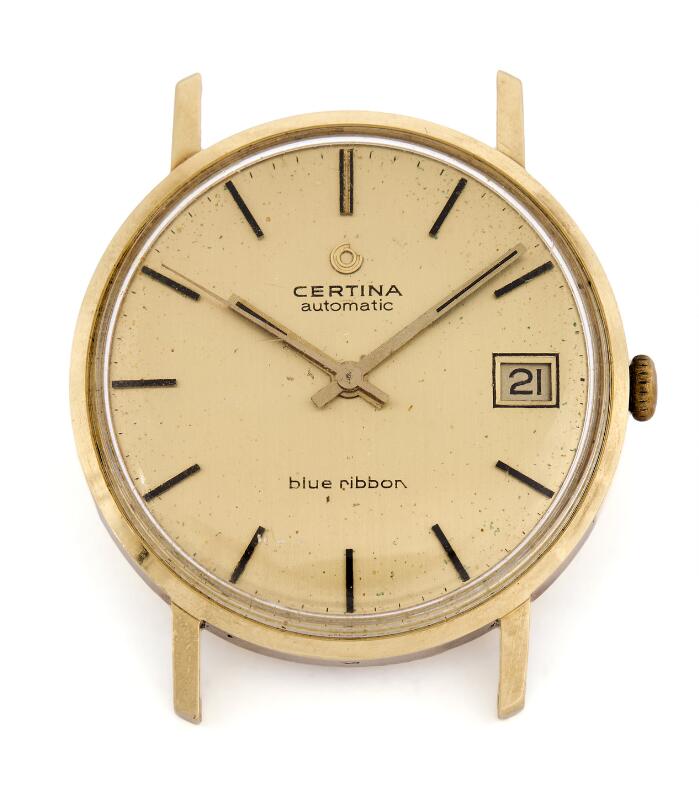 Certina: Blue Ribbon in 14k Mechanical movement with