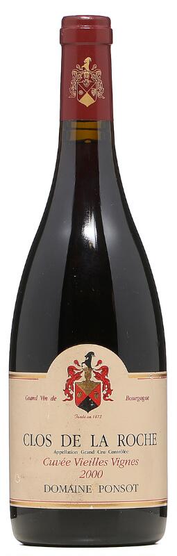 希少CLOSDELAROCHE2000CuvéeVieillesVignes 1 bt. Clos de la Roche Grand Cru, Vieilles Vignes, Domaine Ponsot
