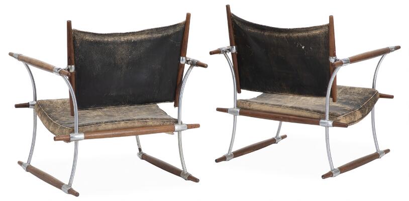 Jens H. Quistgaard: “Stokke Chair”. A pair of Brazilian rosewood