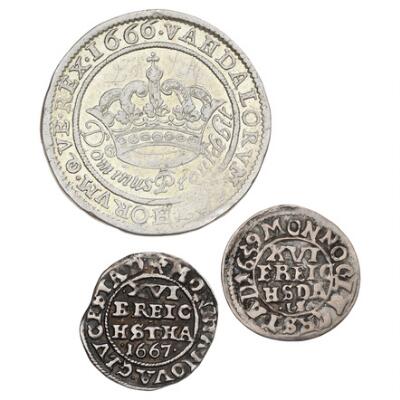 SOLD. Frederik III, collection of coins, in total 16 pcs – Bruun ...