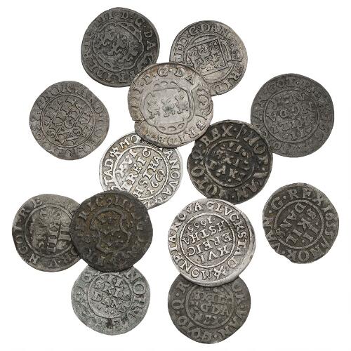SOLD. Frederik III, collection of coins, in total 16 pcs – Bruun ...