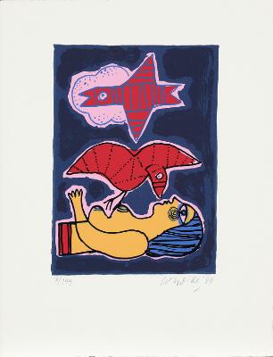 Corneille: “Petites scènes familières”. Signed Corneille 81, 7/199