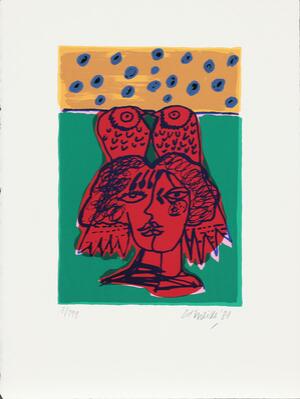 Corneille: “Petites scènes familières”. Signed Corneille 81, 7/199