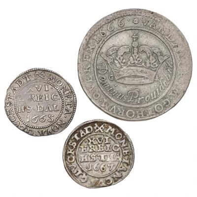 Frederik III, collection of coins, in total 15 pcs – Bruun Rasmussen ...