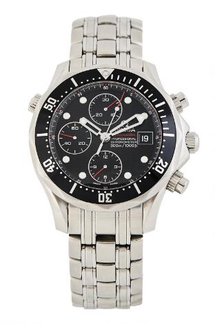 Omega: Seamaster 300 Chronograph of steel, ref. 178.0523. Mechanical movement with automatic winding, chronograph and date indication, cal. 1164. 2008.