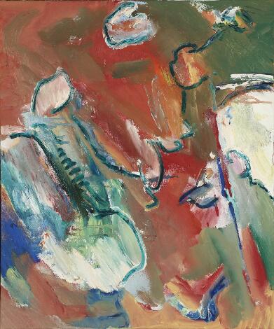 Hugo Arne Buch: Untitled, 1981. Signed on the reverse with date. Oil on canvas. 48 x 40 cm.