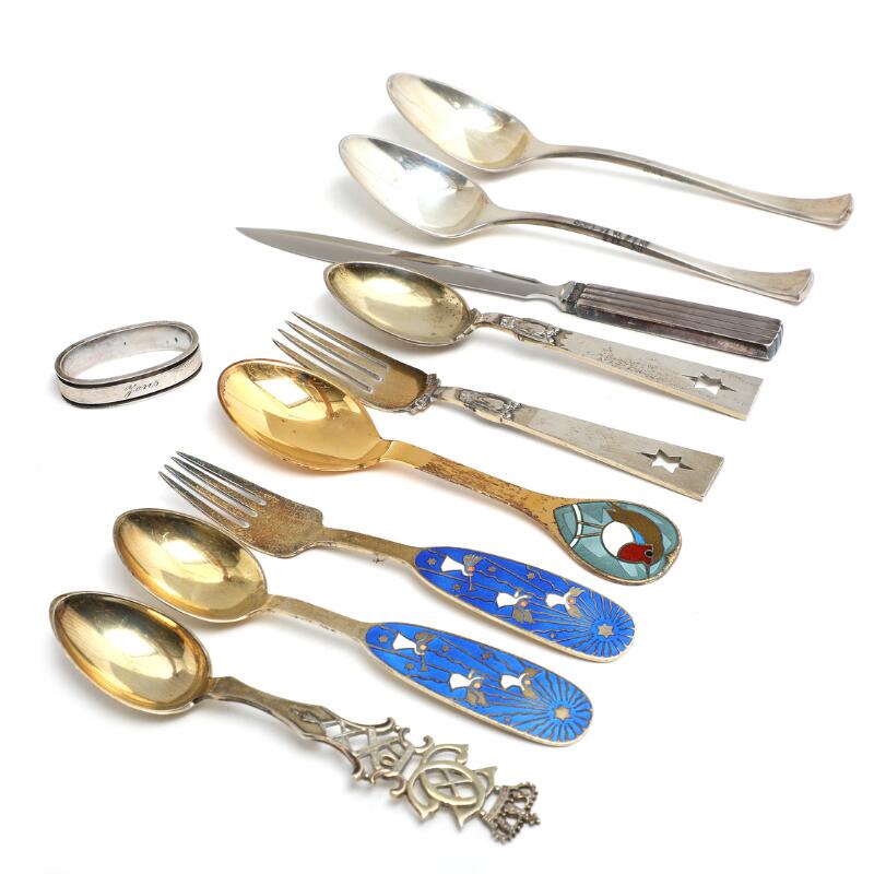 Georg Jensen, Hans Hansen, A. Michelsen: A collection silver