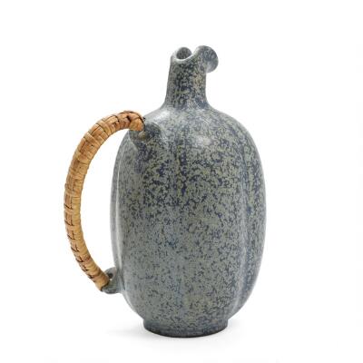 ・Stoneware・1962年-1969年・２４cm・Ｂ＆Ｇ．ＲＣ・ Arne Bang: A small stoneware pitcher modelled with narrow mouth