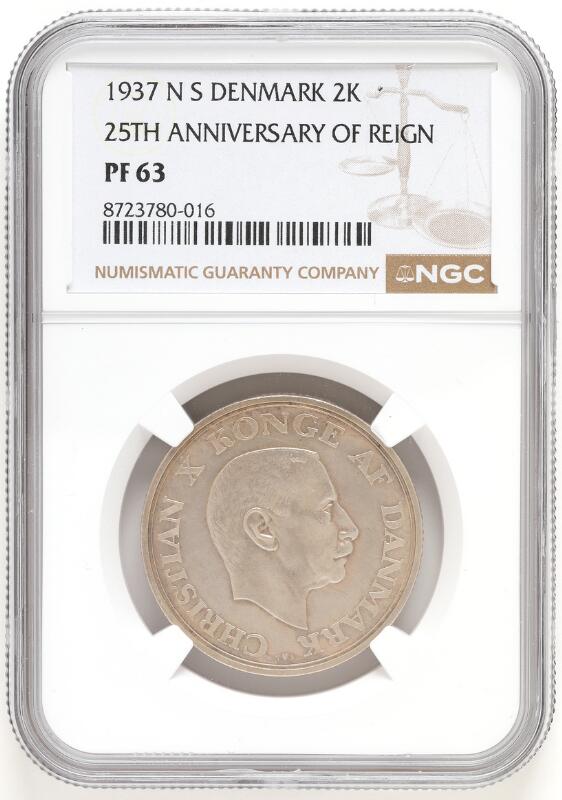 Commemoratives, 2 kr 1937, H 6 - graded PF 63 by NGC – Bruun