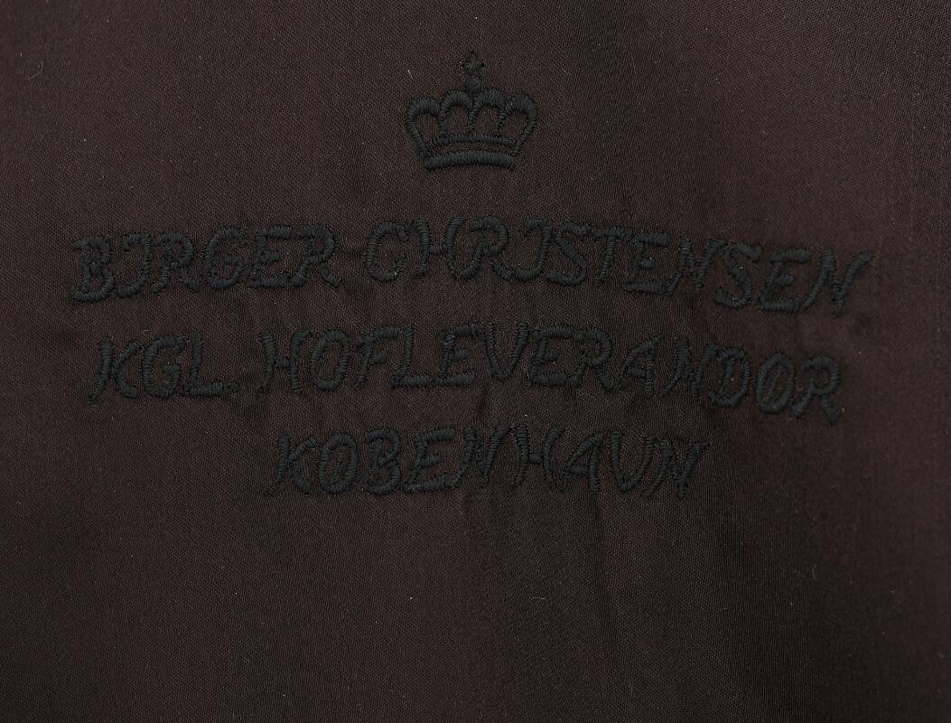 Birger Christensen: A short fur jacket of two-toned brown sewn