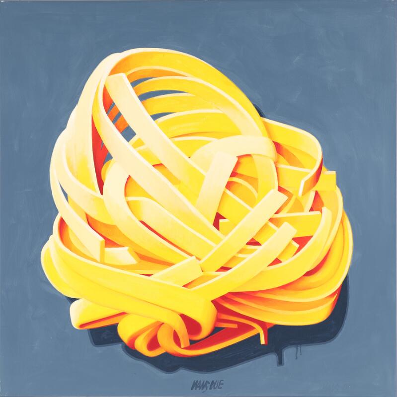 Fetuccine on Gray Table MMXXII