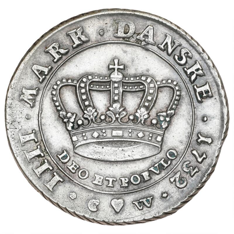 Christian VI, 4 mark / krone 1732, H 4 – Bruun Rasmussen Auctioneers