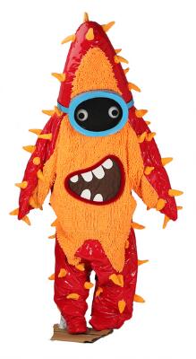'Søstjerne' (starfish) -- Costume from the Danish TV show 'Hvem holder masken' (can you keep a straight face; 2021–2022). Made of artificial materials, etc. H. 230 cm.