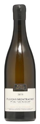 1 bt. Puligny-Montrachet 1. Cru “Les Pucelles” Domaine Morey-Coffinet 2019 A (hf/in)., Inge Hørup: "Blå ridetur", 05. (Blue Ride). Signed Inge Hørup. Oil on canvas. 140 x 100 cm.