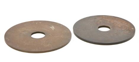 Poul Henningsen: A pair of browned brass table lamp bases. Manufactured by Louis Poulsen. (2)