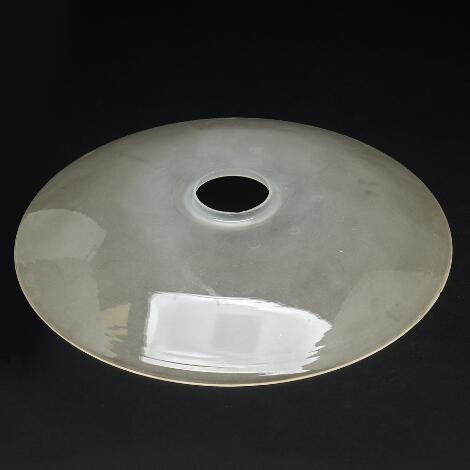 Poul Henningsen: "PH-4". Frosted glass O-4 top shade. Made 1930s by Louis Poulsen.