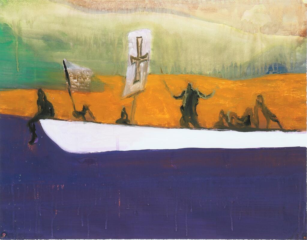 Peter Doig: Untitled (Canoe), 2008. Signed Peter Doig 08, 124/500