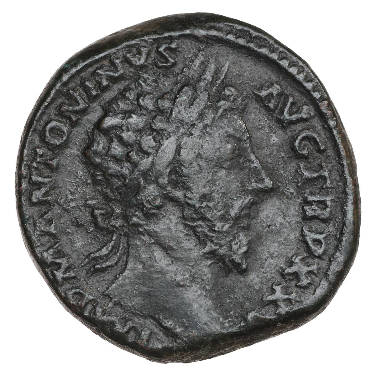 Roman Empire, Marcus Aurelius, 161–180 AD, Sestertius 171 AD. Rome. Mars, RIC 992, 24.74 g