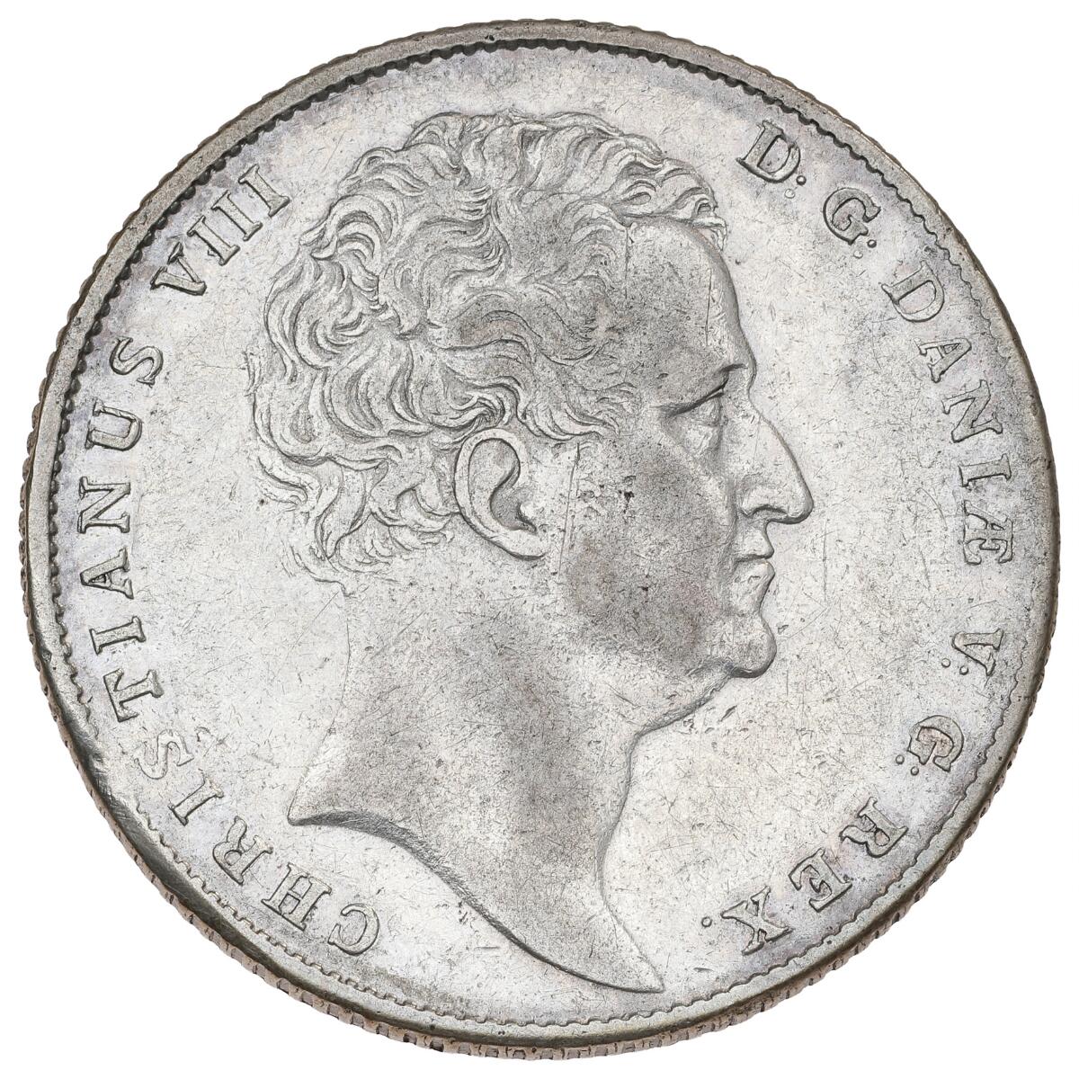 Christian VIII, speciedaler 1840 FF, H 3B — Coins, Medals & Banknotes/Denmark/Christian VIII, 1839–1848 — Bruun Rasmussen