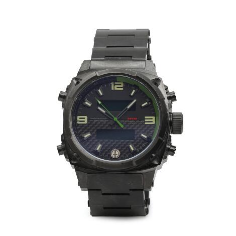 MTM: SPECIAL OPS of burnished steel, ref. STK21652. Quartz movement with chronograph, date indication and Analog/digital.