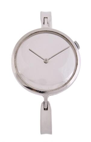 Georg Jensen: Vivianna Torun of steel, ref. 227. Mechanical movement with manual winding, cal. P7001. 2000s.