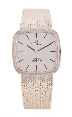Omega: Constellation of 18k white gold, ref. 8299. Mechanical movement with automatic winding, cal. 711. 1968.