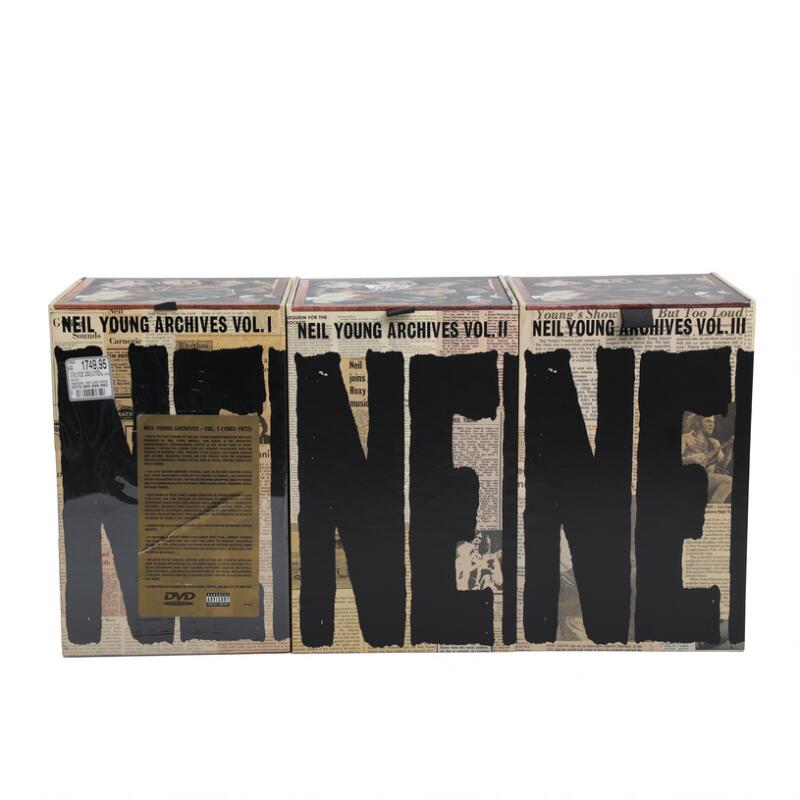 Neil Young: Archives. Vol. I, 2009, 10 x DVD. Vol. II, 2020, 10 x