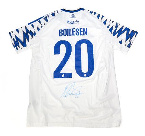 FC København player shirt with autograph by Boilesen 2020.