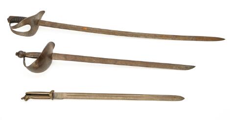 Three Danish edged weapons.