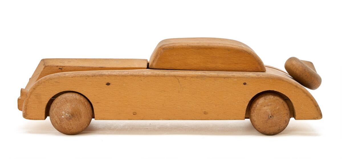 Kay Bojesen: Limousine of beech wood. Made by Kay Bojesen