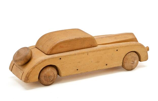 Kay Bojesen: Limousine of beech wood. Made by Kay Bojesen