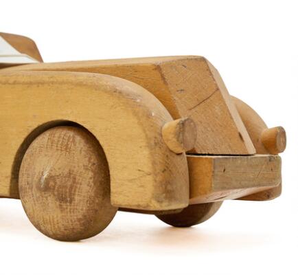 Kay Bojesen: Limousine of beech wood. Made by Kay Bojesen