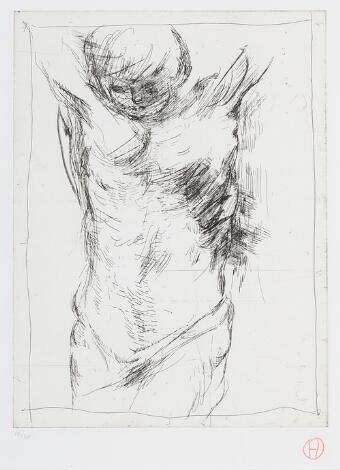 Preben Hornung: Untitled from "33 Etchings". Signed monogram, 18/20. Etching. Visible size 30 x 22.5 cm.