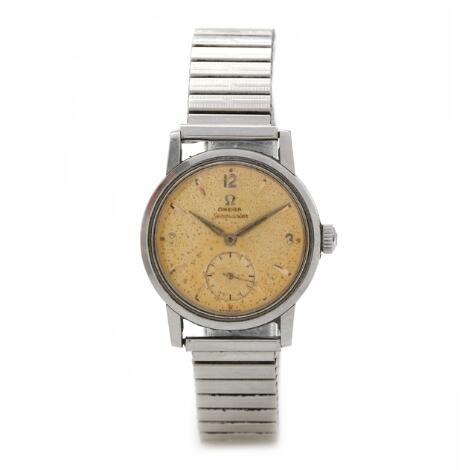 Omega: Seamaster of steel, ref. 2964/2970. Mechanical movement with manuel winding, cal. 510. 1958.