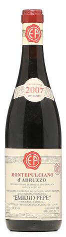 1 bt. Montepulciano d’Abruzzo "Selezione" Vecchie Vigne, Emidio Pepe 2007 A (hf/in).
